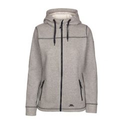 Damska Bluza Polarowa Runpal At400. Szare bluzy bez kaptura Trespass, na zimę, l, bez wzorów, z polaru, bez kaptura, trekkingowe. Za 201.99 zł.