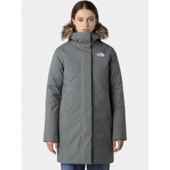 Płaszcz Zimowy Damski The North Face W Arctic. Szare płaszcze The North Face, na zimę, bez wzorów, z puchu, eleganckie, bez kaptura. Za 1,799.00 zł.