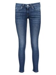 Pepe Jeans Dżinsy "Pixie" - Skinny fit - w kolorze granatowym rozmiar: W26/L30. Niebieskie jeansy Pepe Jeans, l, z aplikacjami, z jeansu, klasyczne. Za 167.28 zł.