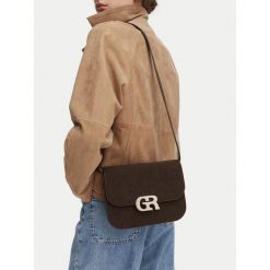 Torebka GINO ROSSI. Brązowe torebki klasyczne Gino Rossi, bez wzorów, klasyczne, bez dodatków. Za 279.99 zł.