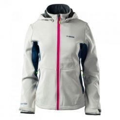 Kurtka damska Softshell Brugi 2NAX - biała, Rozmiar S. Białe kurtki Brugi, s, bez wzorów, z dzianiny, bez kaptura. W wyprzedaży za 124.99 zł.