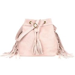 Hobo bag skórzany boho BELIMORE W03 czarny. Czerwone torebki klasyczne bez wzorów, ze skóry, boho, bez dodatków. Za 144.90 zł.
