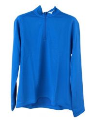 Bluza Mizuno Crested. Niebieskie bluzy bez kaptura Mizuno, s, bez wzorów, z materiału, bez kaptura, do biegania. Za 345.00 zł.