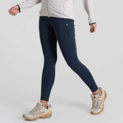 Legginsy damskie Craghoppers NosiLife Adeena. Niebieskie legginsy Craghoppers, bez wzorów, sportowe. Za 314.99 zł.