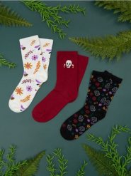 Skarpetki 3 pack - wielobarwny. Skarpetki Sinsay, bez wzorów. Za 11.99 zł.