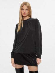 ONLY Bluzka 15303795 Czarny Regular Fit. Czarne bluzki ONLY, xl, bez wzorów, z syntetyku, bez kołnierzyka, bez ramiączek. Za 89.99 zł.