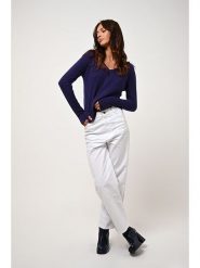 AUTHENTIC CASHMERE Kaszmirowy sweter "Galise" w kolorze fioletowym rozmiar: M. Różowe swetry AUTHENTIC CASHMERE, m, bez wzorów, z kaszmiru, bez ramiączek. Za 326.99 zł.