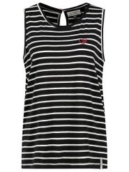 Eight2Nine Top w kolorze czarno-białym rozmiar: XL. Białe topy Eight2Nine, xl, bez wzorów, z bawełny, bez kołnierzyka, bez ramiączek. Za 45.95 zł.