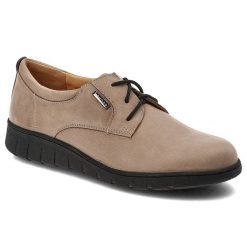 Beżowe Półbuty Armodo Klasyczne Obuwie Damskie. Brązowe półbuty wsuwane Armodo, bez wzorów, z gumy, eleganckie, bez obcasa. Za 278.99 zł.