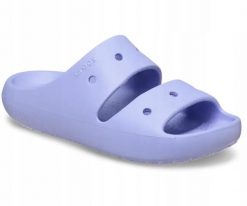 Klapki Dla Dorosłych Crocs Classic V2. Brązowe klapki Crocs, bez wzorów, z materiału, bez obcasa, bez zapięcia. Za 118.99 zł.