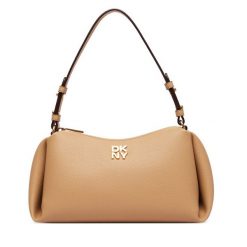 Torebka DKNY. Brązowe torebki klasyczne DKNY, bez wzorów, klasyczne, bez dodatków. Za 439.99 zł.