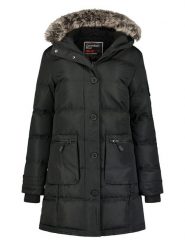 Canadian Peak Parka "Axelus" w kolorze czarnym rozmiar: XXL. Czarne płaszcze Canadian Peak, xxl, bez wzorów, bez kaptura. Za 350.95 zł.