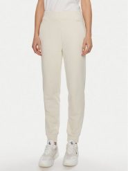 Calvin Klein Spodnie dresowe Micro Logo K20K206632 Écru Regular Fit. Spodnie dresowe Calvin Klein, bez wzorów, z bawełny. Za 519.99 zł.
