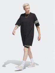 Adidas Sukienka codzienna adicolor Neuclassics IB7309 Czarny Loose Fit. Czarne sukienki adidas, na co dzień, s, bez wzorów, z bawełny, bez kołnierzyka, bez ramiączek, proste. Za 129.99 zł.