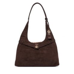 Torebka Guess. Brązowe torebki klasyczne Guess, z aplikacjami, klasyczne, bez dodatków. Za 634.99 zł.