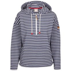 Damska Bluza Z Kapturem Softly. Niebieskie bluzy Trespass, l, bez wzorów, z materiału, klasyczne, bez ramiączek, z kapturem. Za 184.99 zł.