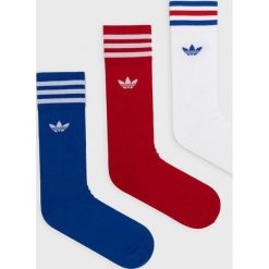 Adidas Originals skarpetki (3-pack). Skarpetki adidas Originals, bez wzorów, z włókna. Za 59.99 zł.