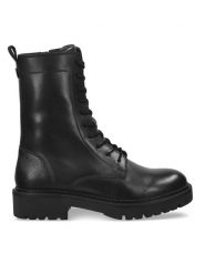 Gant Trapery 29541779 Czarny. Czarne traperki Gant, bez wzorów, ze skóry, bez obcasa, bez zapięcia. Za 799.99 zł.