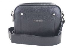 Listonoszka skórzana BARBERINI'S czarna 707-1. Czarne shopper bag Barberinis, z aplikacjami, ze skóry, klasyczne, zdobione, bez dodatków. Za 219.99 zł.