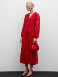 Mango Sukienka codzienna Villalon 77034040 Czerwony Loose Fit. Czerwone sukienki Mango, na co dzień, xxs, bez wzorów, z syntetyku, bez kołnierzyka, bez ramiączek, proste. Za 119.99 zł.