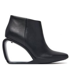 Botki United Nude. Czarne botki United Nude, bez wzorów, bez obcasa, na koturnie, bez zapięcia. Za 1,689.00 zł.