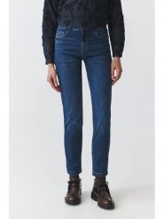 TATUUM Dżinsy "Saros" - Slim fit - w kolorze niebieskim rozmiar: 44. Niebieskie jeansy Tatuum, z aplikacjami, ze skóry, klasyczne. Za 177.32 zł.