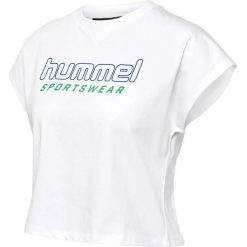 Koszulka damska Hummel Lgc June. Białe t-shirty sportowe Hummel, l, bez wzorów, bez ramiączek, na fitness i siłownię. Za 155.50 zł.