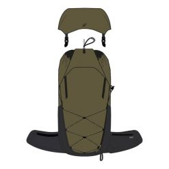 Plecak turystyczny Quechua MH900 38 l. Brązowe plecaki QUECHUA, bez wzorów, bez dodatków. Za 449.99 zł.