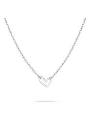 Tamaris Naszyjnik z elementem ozdobnym - dł. 45 cm rozmiar: onesize. Szare naszyjniki Tamaris, z materiału, ze stali. Za 86.99 zł.