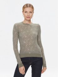 Guess Sweter W4RR28 Z3C90 Zielony Regular Fit. Zielone swetry Guess, l, z aplikacjami, z syntetyku, bez ramiączek. Za 299.99 zł.