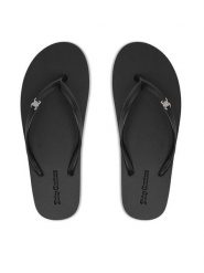 Juicy Couture Japonki CEO-800289 Czarny. Czarne japonki Juicy Couture, bez wzorów, z syntetyku. Za 69.99 zł.