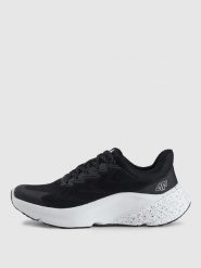4F Buty do biegania Freemove Elevated Mesh damskie - czarne 40. Czarne buty do biegania 4f, bez wzorów, z gumy, bez zapięcia, do biegania. Za 339.99 zł.