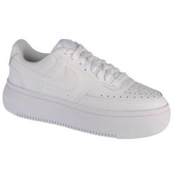 Buty Nike Court Vision Alta Ltr DM0113-100 białe. Białe buty treningowe bez wzorów, z gumy, bez zapięcia, nike court. Za 569.62 zł.