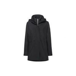 Parka dla kobiet VAUDE Idris. Czarne płaszcze Vaude, na jesień, s, bez wzorów, z materiału, eleganckie, bez kaptura. Za 1,099.00 zł.