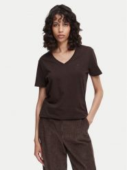 Beverly Hills Polo Club T-Shirt P-SS26W-TS5165187 Brązowy ciemny Regular Fit. Brązowe t-shirty Beverly Hills Polo Club, s, bez wzorów, z bawełny, bez kołnierzyka, bez ramiączek. Za 139.99 zł.