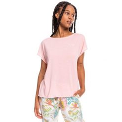 Koszulka sportowa damska Roxy Short Sleeve. Czerwone t-shirty sportowe Roxy, s, bez wzorów, z poliesteru, bez ramiączek. W wyprzedaży za 68.00 zł.