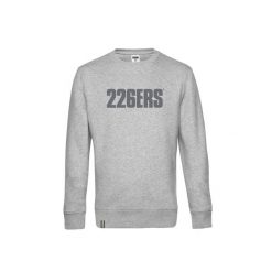Bluza z logo 226ERS. Szare bluzy 226ERS, l, bez wzorów, z bawełny, bez kaptura. Za 339.00 zł.
