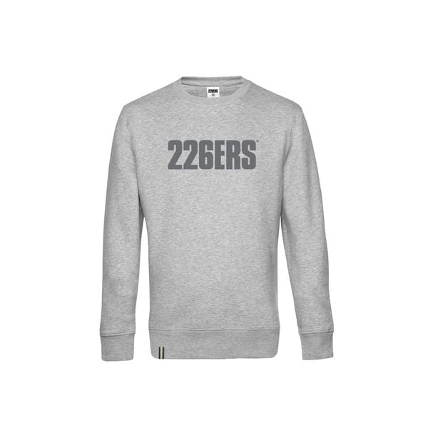 Bluza z logo 226ERS. Szare bluzy 226ERS, l, bez wzorów, z bawełny, bez kaptura. Za 338.00 zł.