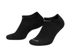 Stopki Nike Everyday Plus Cushion 3-pack. Czarne skarpetki Nike, bez wzorów, z bawełny. Za 68.99 zł.