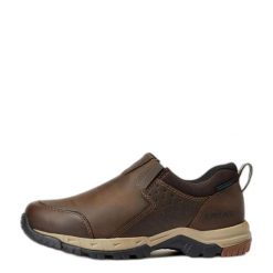 Wodoodporne Buty trekkingowe dla kobiet Ariat Skyline Slip On. Brązowe buty trekkingowe Ariat, bez zapięcia. W wyprzedaży za 435.50 zł.