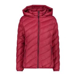Kurtka puchowa z kapturem 3M™ Thinsulate™ damska CMP. Czerwone kurtki CMP, m, bez wzorów, z puchu, z kapturem. Za 508.50 zł.