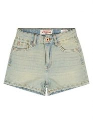 Vingino Szorty dżinsowe "Dora" w kolorze błękitnym rozmiar: 128. Niebieskie szorty Vingino, bez wzorów, klasyczne. Za 95.99 zł.