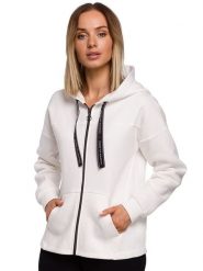 Made of emotion Bluza w kolorze kremowym rozmiar: M. Brązowe bluzy Made Of Emotion, m, bez wzorów, bez ramiączek, bez kaptura. Za 136.45 zł.