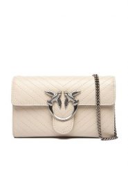PINKO Torebka Love One Wallet Light AI 25-26 PLTT 105344 A2JC Écru. Kopertówki Pinko, bez wzorów, ze skóry, wizytowe, bez dodatków. Za 1,149.00 zł.