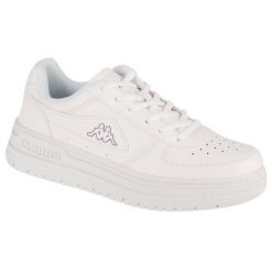 Buty Kappa Bash Dlx 243384-1014 białe. Białe buty treningowe bez wzorów, z gumy, bez zapięcia. Za 235.03 zł.