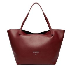 Torebka Patrizia Pepe. Brązowe shopper bag Patrizia Pepe, bez wzorów, bez dodatków. Za 1,289.00 zł.