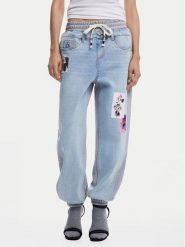 Desigual Jeansy Mnnie 25SWDD72 Niebieski Loose Fit. Niebieskie jeansy Desigual, m, bez wzorów, z bawełny. Za 329.99 zł.