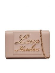 LOVE MOSCHINO Torebka JC4121PP1ILM0601 Różowy. Czerwone kopertówki Love Moschino, bez wzorów, ze skóry, wizytowe, bez dodatków. Za 589.99 zł.
