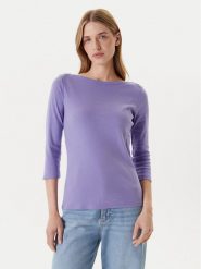 United Colors Of Benetton Bluzka 3GA2E16A1 Fioletowy Regular Fit. Fioletowe bluzki United Colors Of Benetton, s, bez wzorów, z bawełny, bez kołnierzyka, bez ramiączek. Za 79.99 zł.