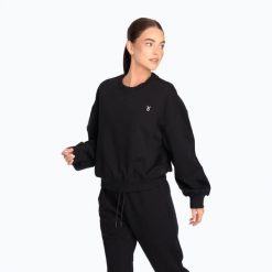 Bluza treningowa damska Cardio Bunny HCB-325. Czarne bluzy Cardio Bunny, l, bez wzorów, z materiału, bez kaptura, na fitness i siłownię. Za 77.99 zł.